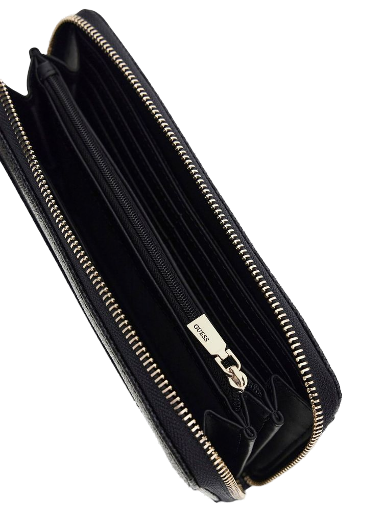 Guess Leona Wallet — Black Polyurethane