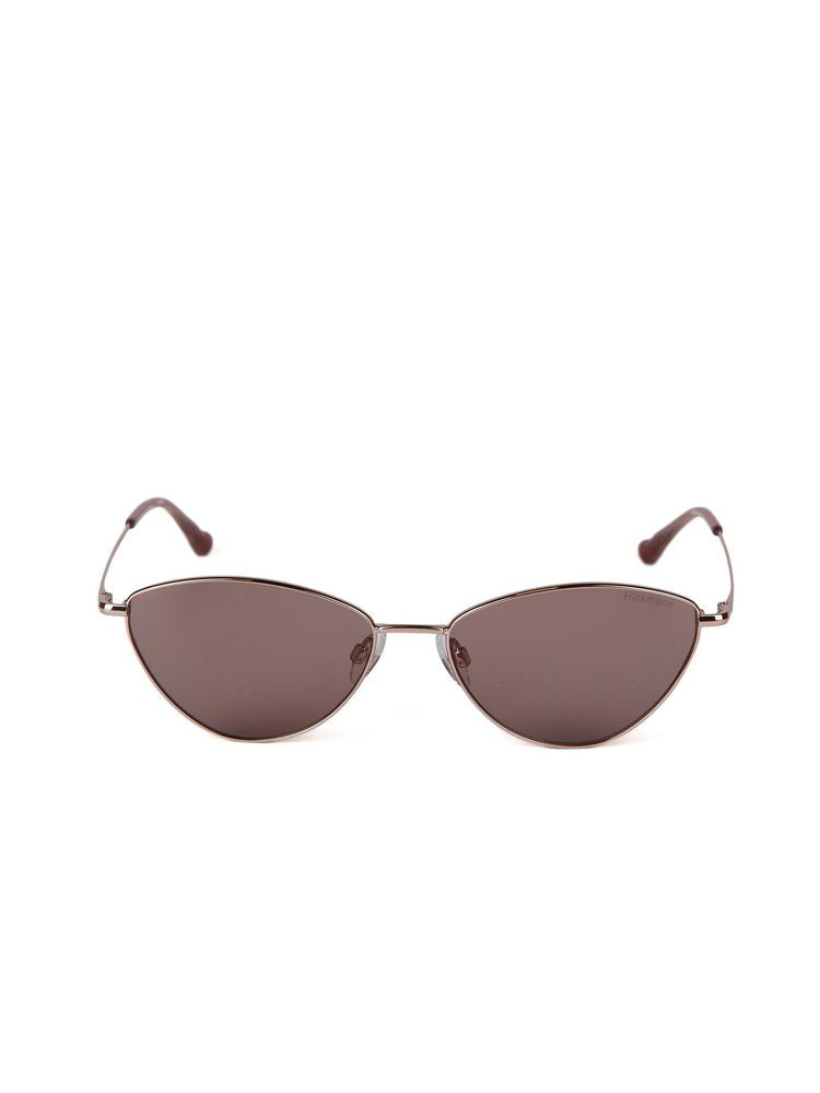 Hickmann Hi3232 Oval Metal Frame Sunglasses — Rose Gold