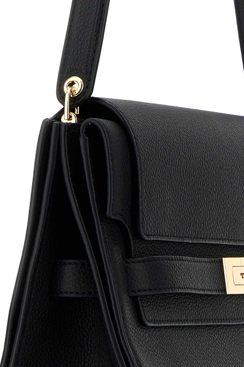 Tory Burch Lee Radziwill Shoulder Bag — Black