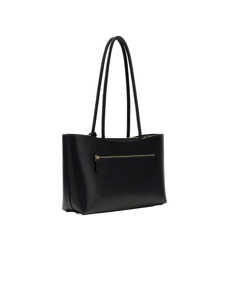 Guess Tote Bag — Black Polyurethane