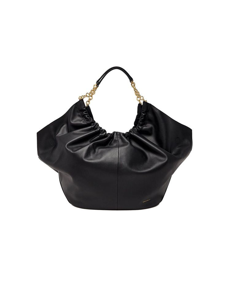 Coccinelle Smash Shoulder Bag — Black Cowhide