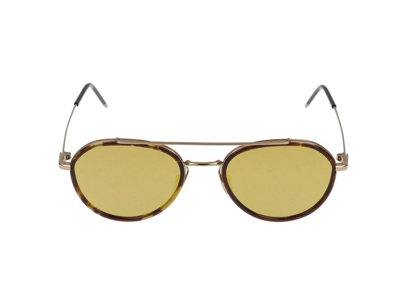 Thom Browne Ues801a-G0003-215-51 Sunglasses — Brown Acetate/titanium