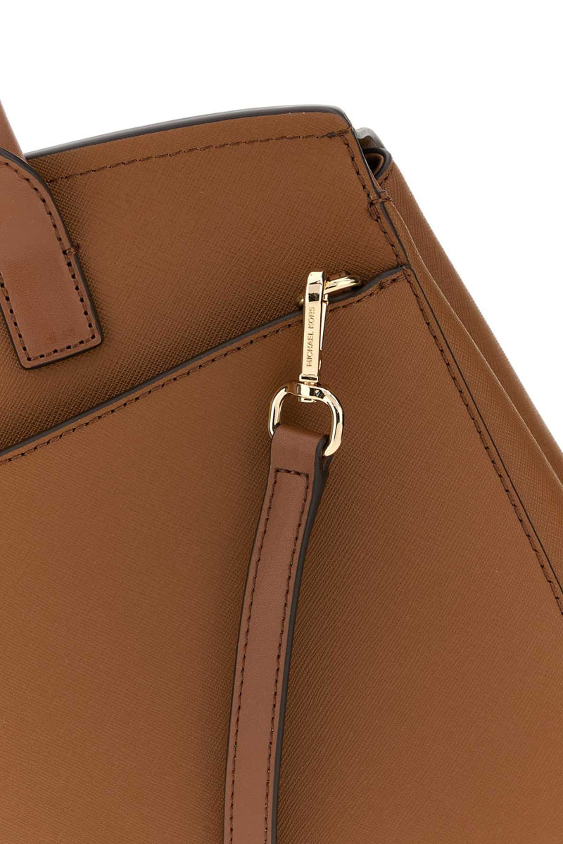 Michael By Kors Hamilton Top Handle Bag — Brown