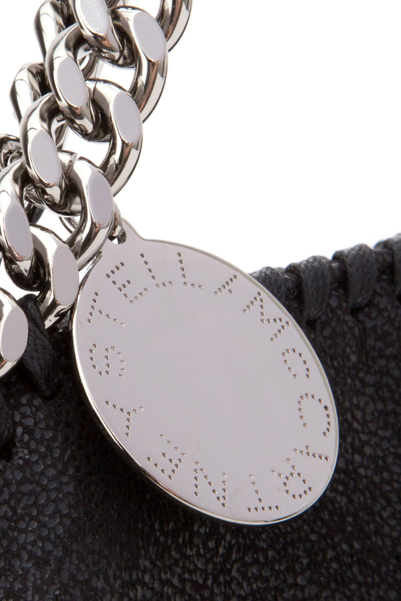 Stella Mccartney Falabella Shoulder Bag — Black Polyester