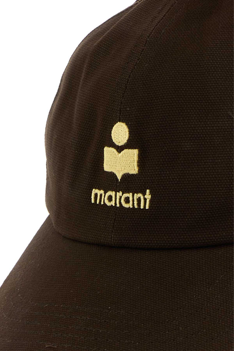 Isabel Marant Tomas-Gz Baseball Cap — Brown Exterior: Cotton Caps