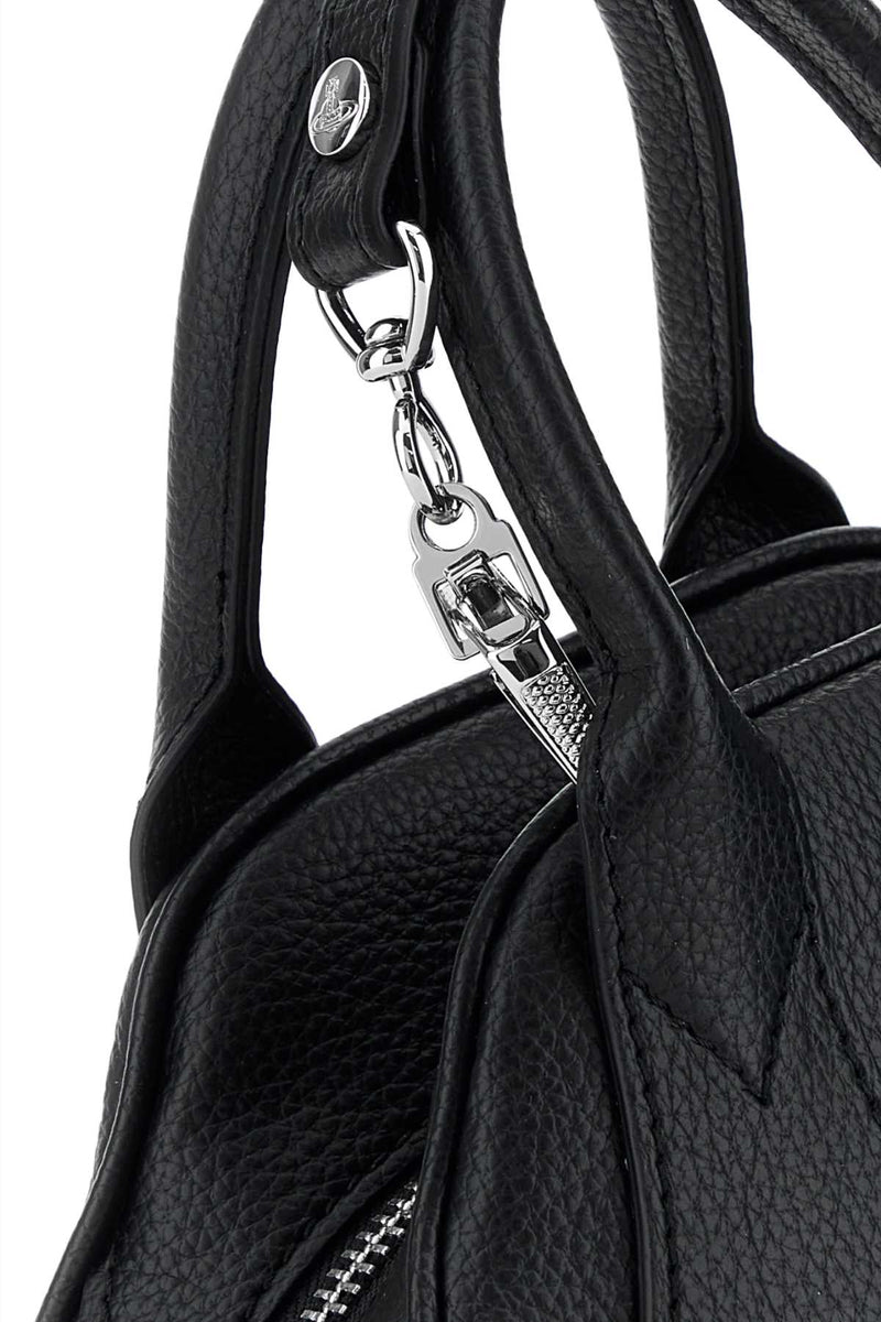 Vivienne Westwood Yasmine Small Top Handle Bag — Black