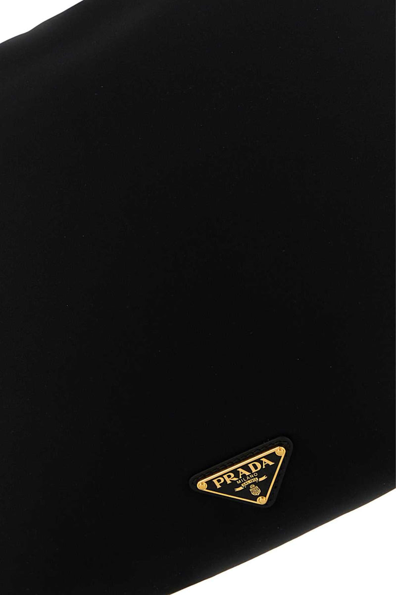 Prada Sacca Shoulder Bag — Black