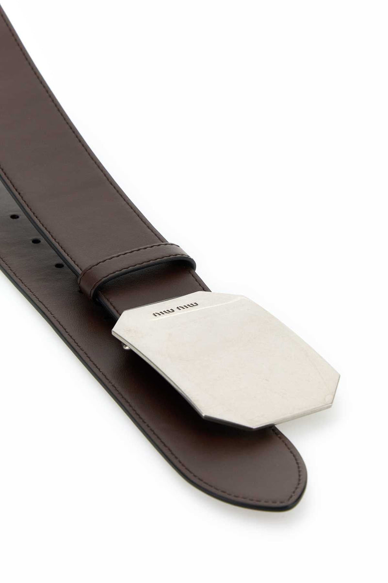 Miu Miu Belt — Brown Vitello