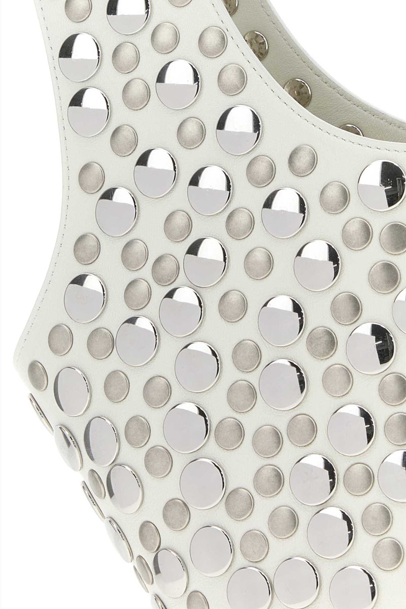 Khaite Livia Top Handle Bag — White