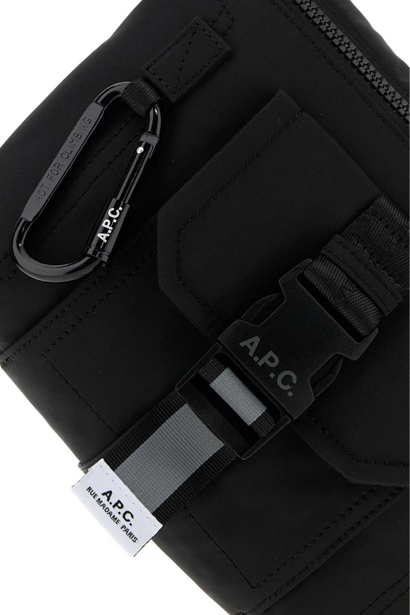 A.p.c. Banane Trek Belt Bag — Black