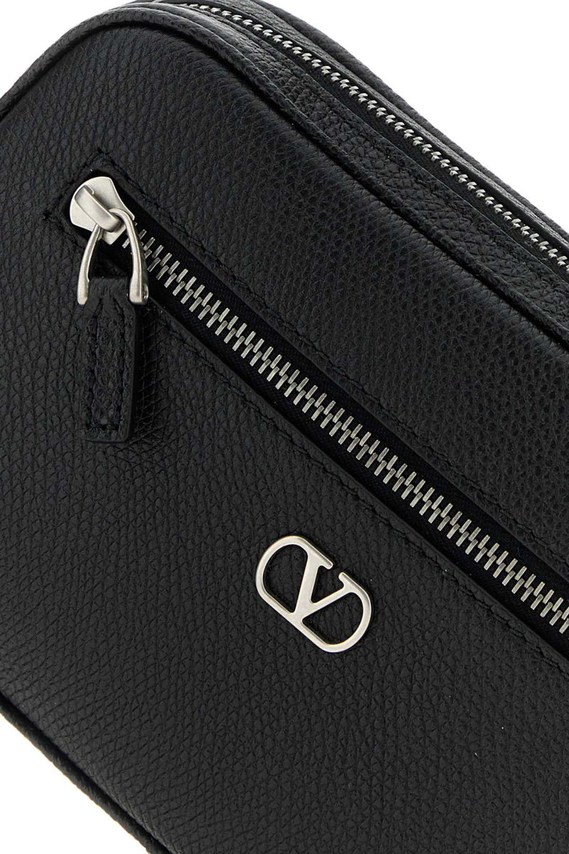 Valentino Garavani Vlogo Crossbody Bag — Black