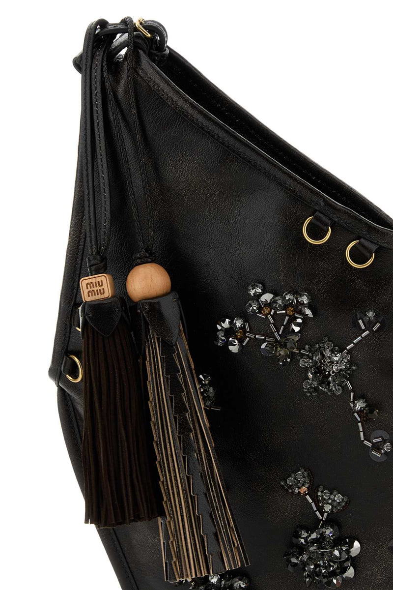 Miu Miu Shoulder Bag — Black