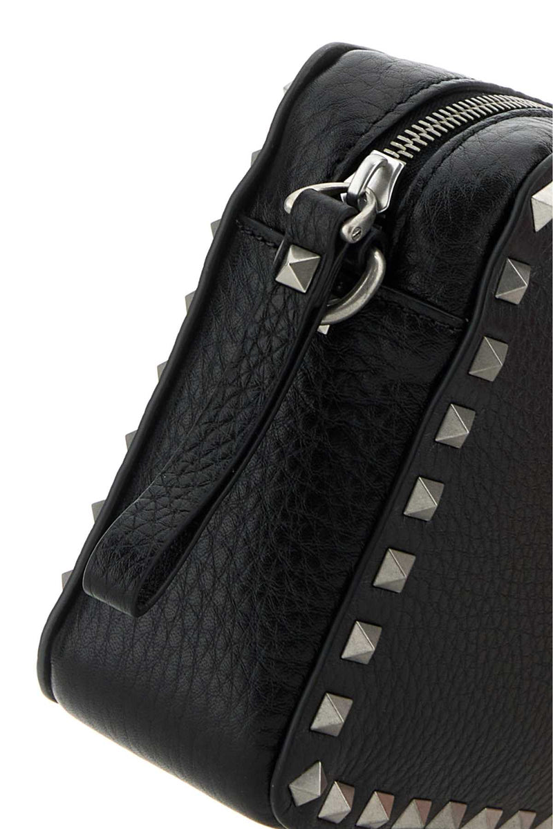 Valentino Garavani Rockstud Crossbody Bag — Black