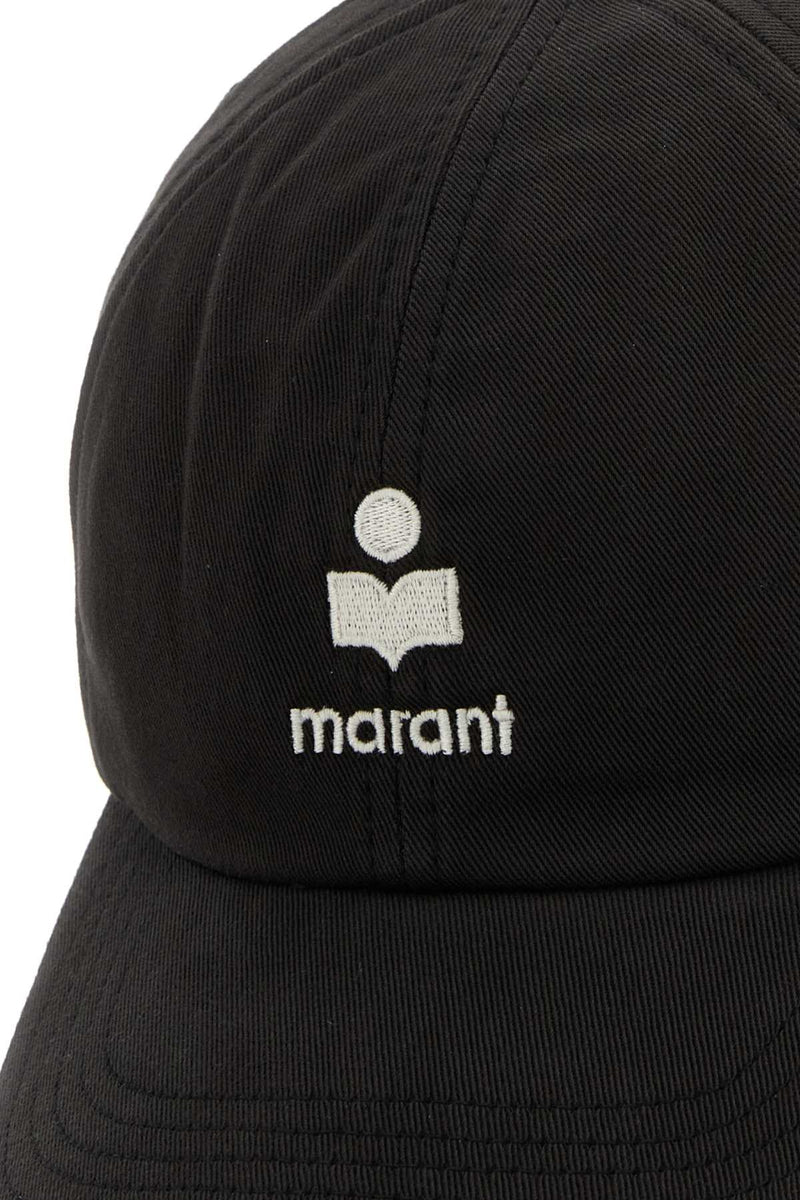 Isabel Marant Tomas-Gz Baseball Cap — Black Exterior: Cotton Caps