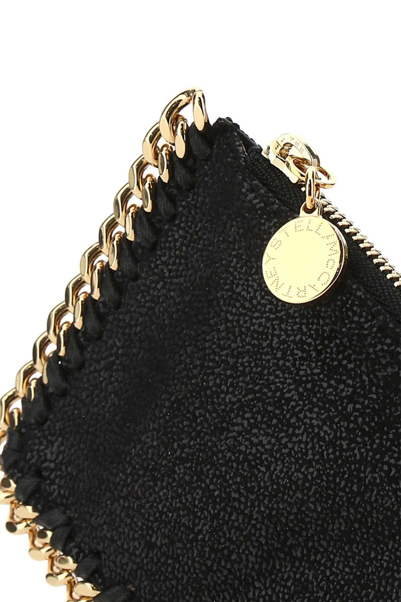 Stella Mccartney Card Case — Black F: Polyester Wallet