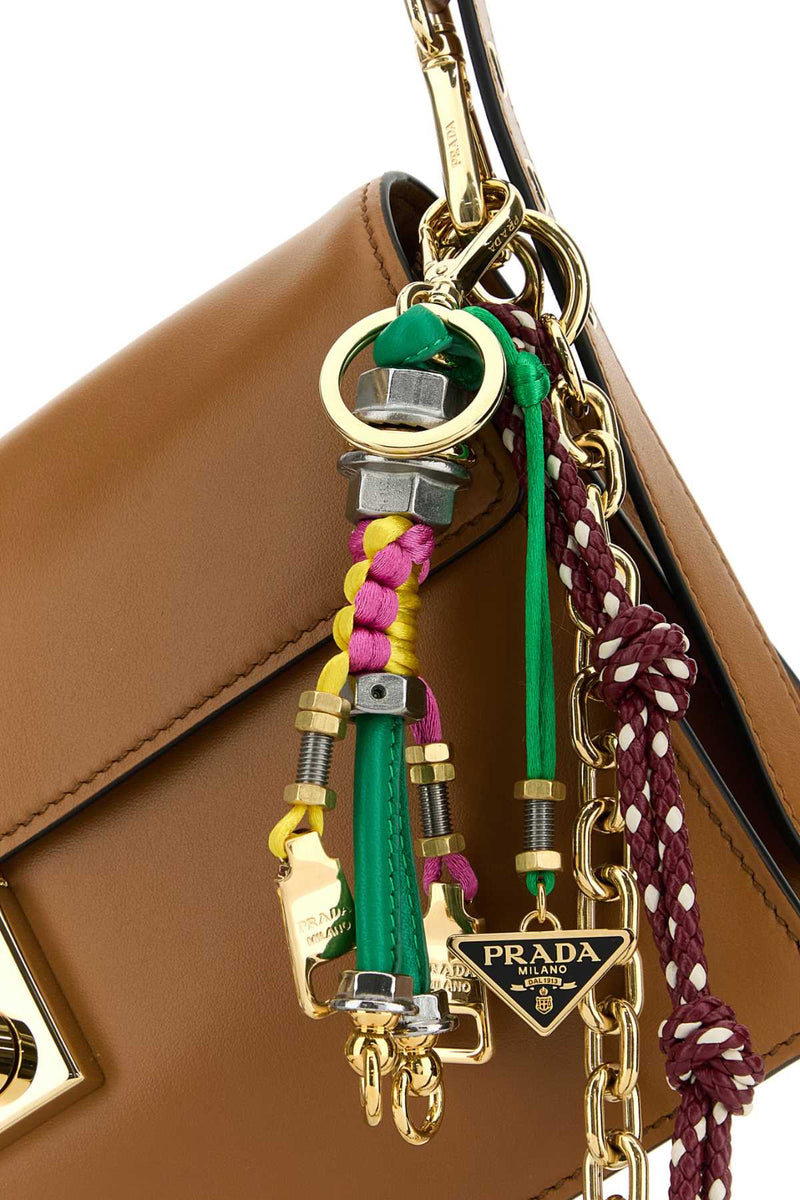 Prada Shoulder Bag — Brown Vitello