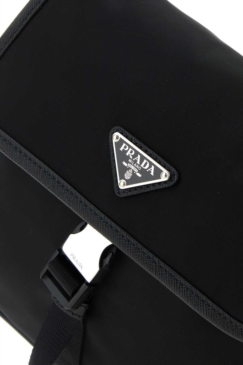 Prada Crossbody Bag — Black Recycledpolyamide-calfleather