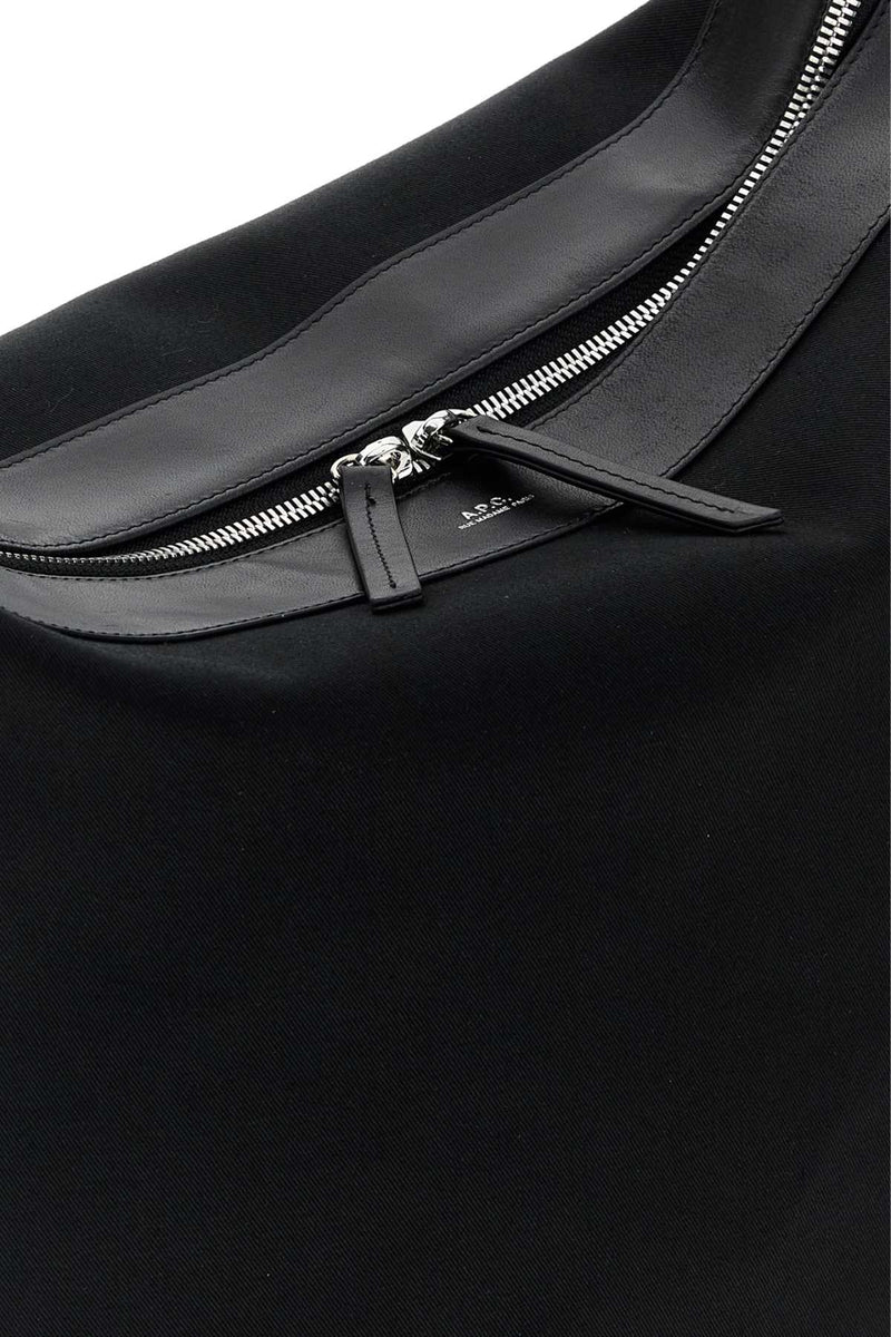 A.p.c. Vera Maxi Shoulder Bag — Black