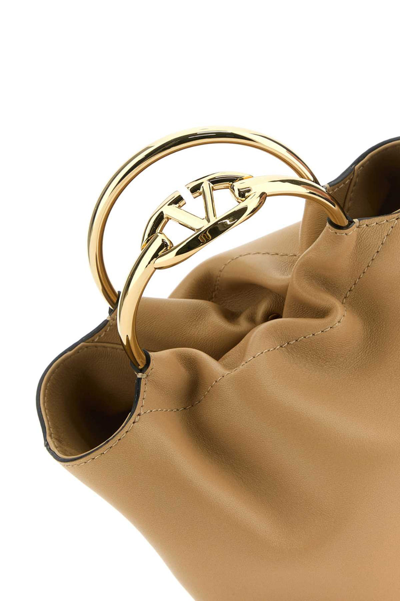 Valentino Garavani Bucket Bag — Beige