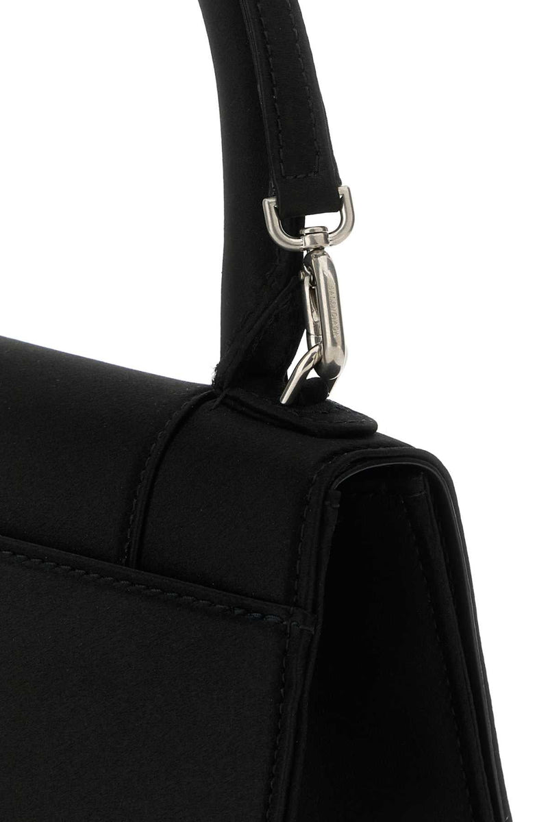 Balenciaga Hourglass Top Handle Bag — Black