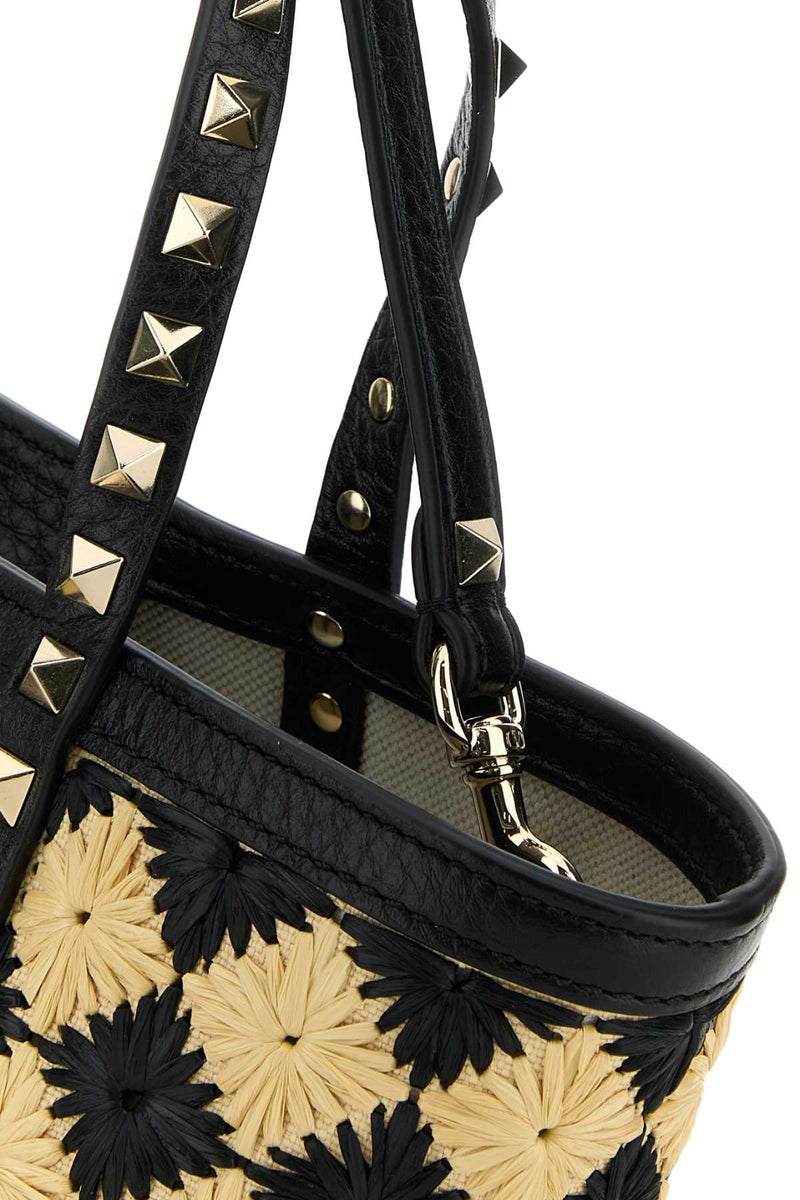 Valentino Garavani Mini Rockstud Tote Bag — Multicolor