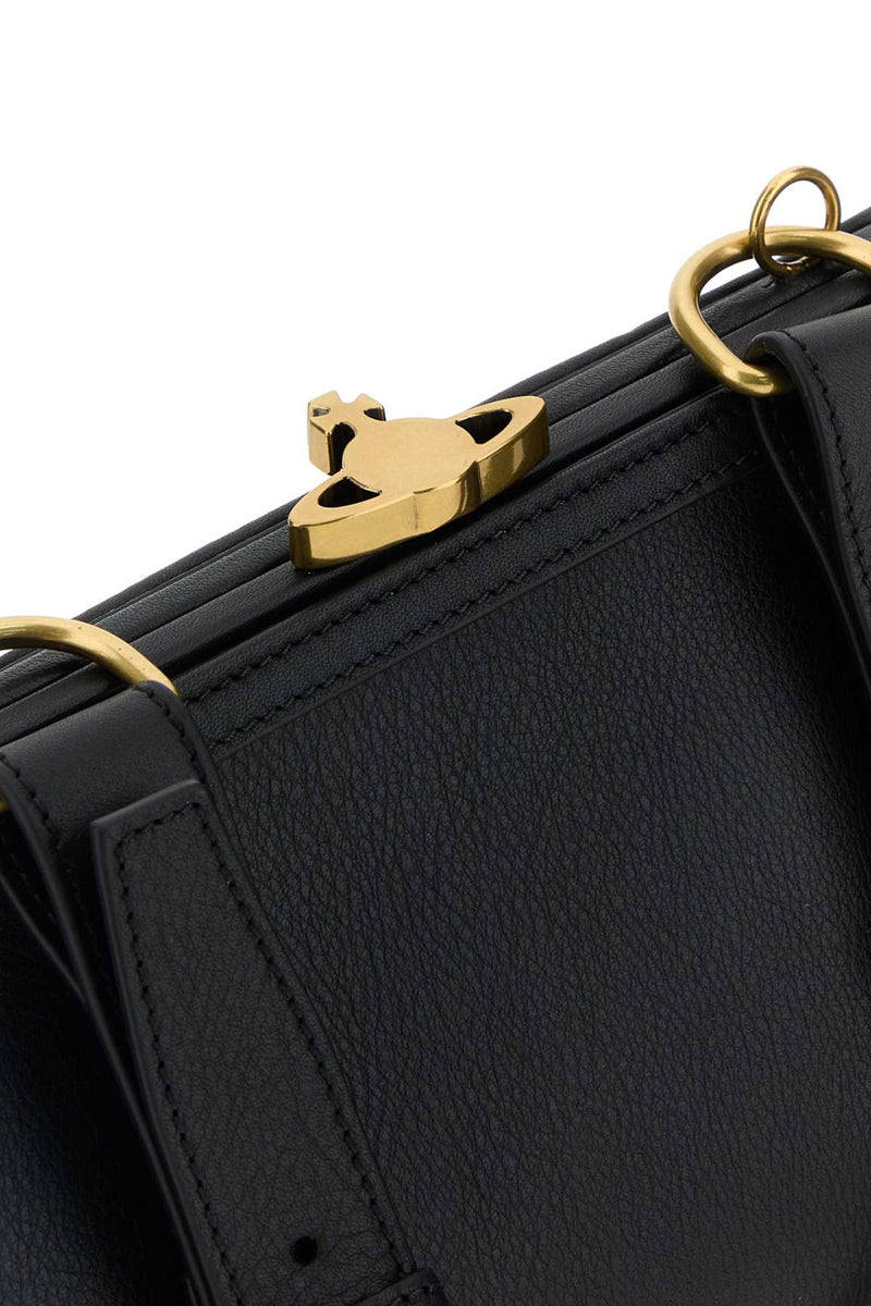 Vivienne Westwood Frame Crossbody Bag — Black