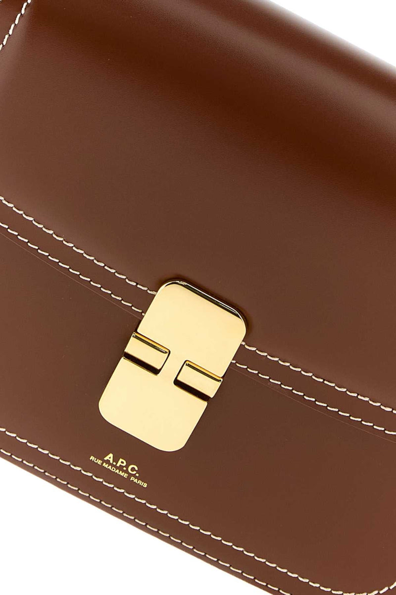 A.p.c. Grace Crossbody Bag — Brown