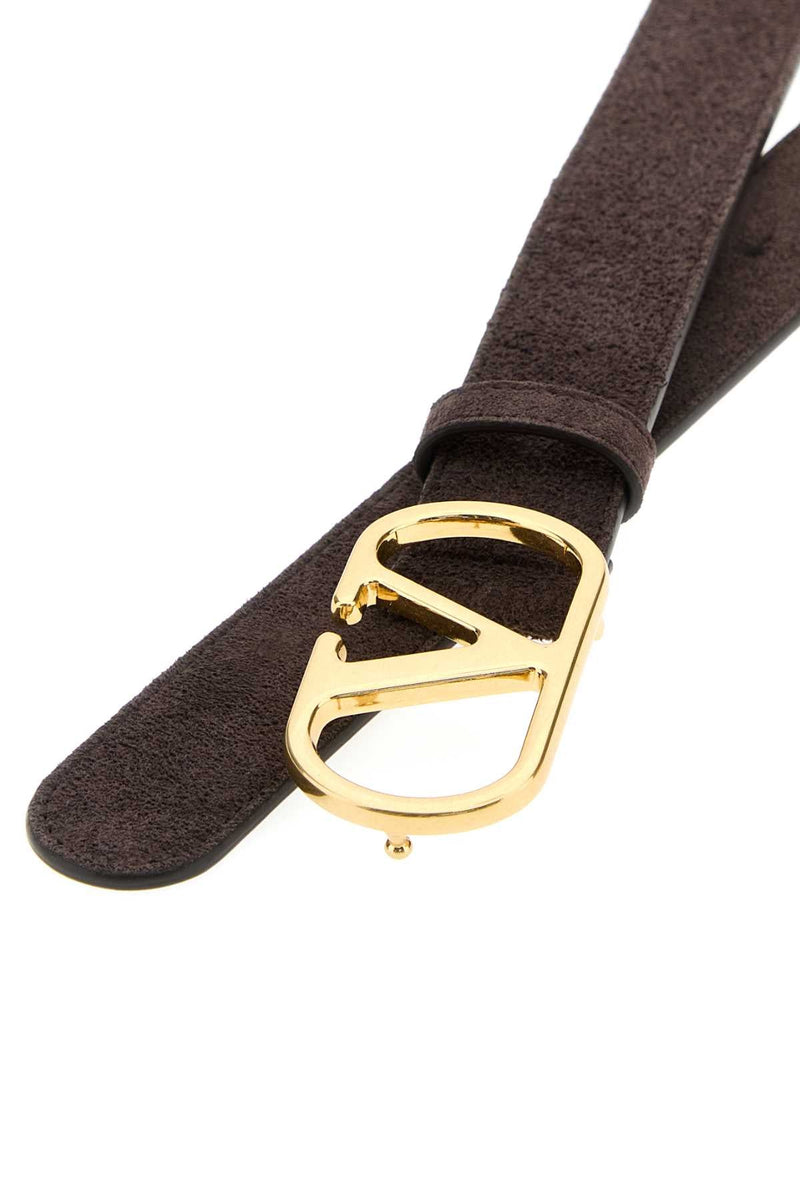 Valentino Garavani Vlogo Belt — Brown