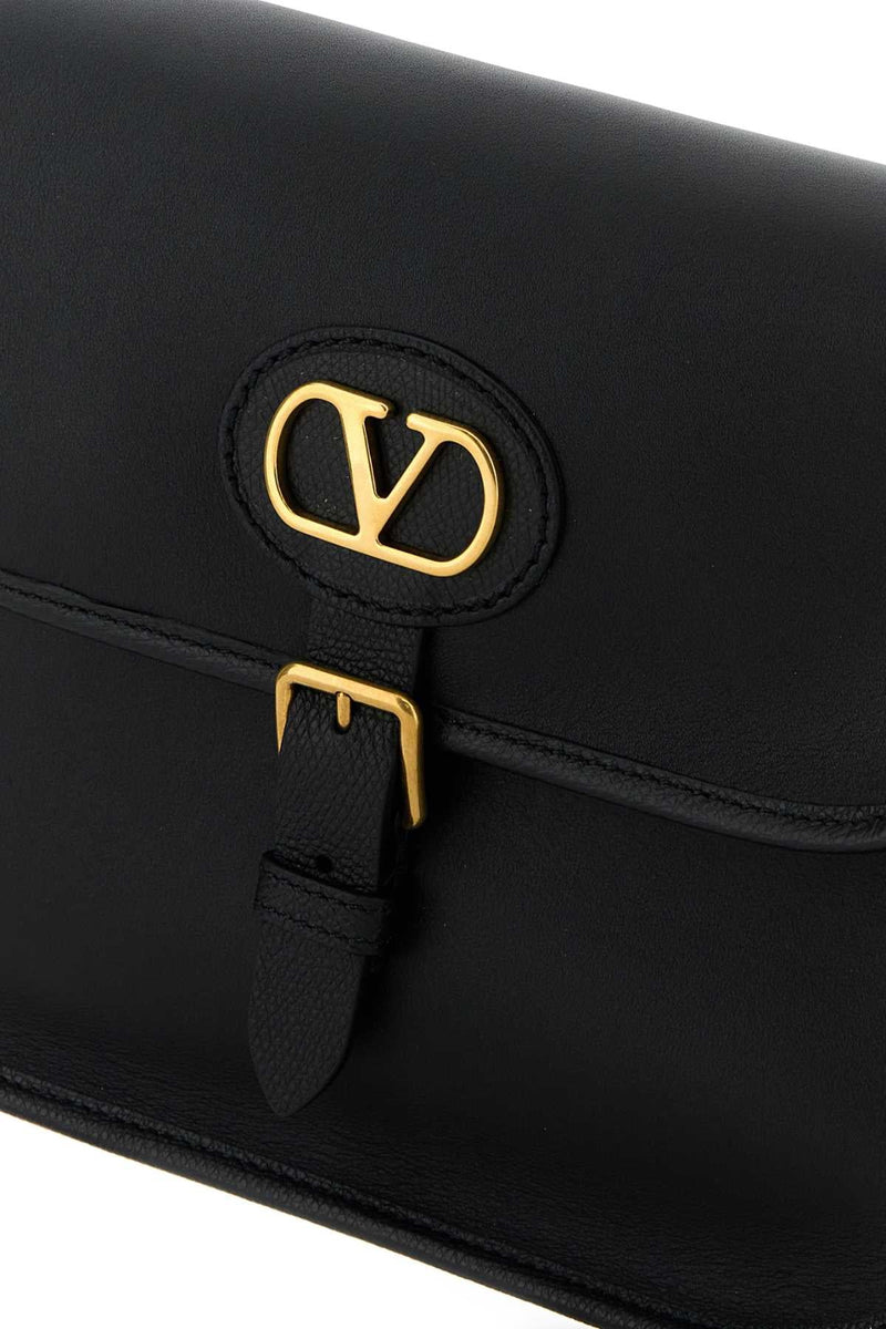 Valentino Garavani Antibes Crossbody Bag — Black Calf Leather - Bos Taurus