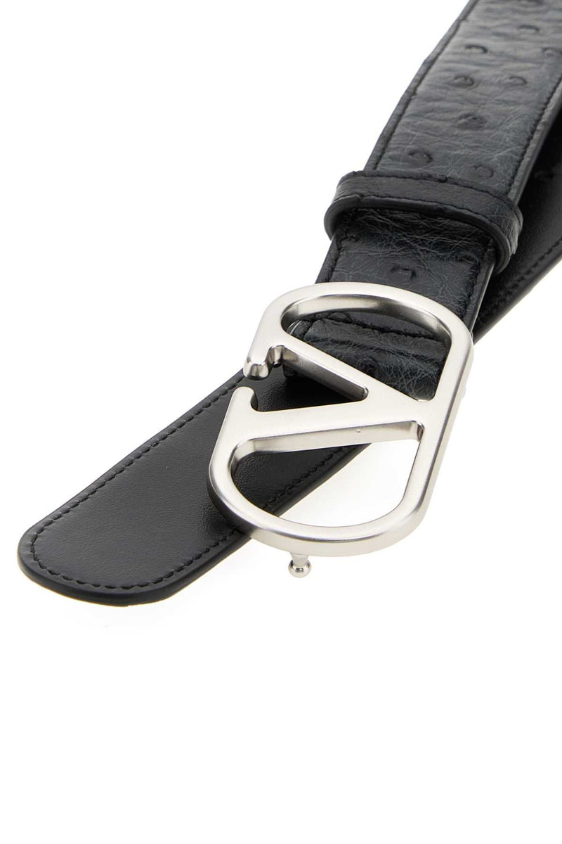 Valentino Garavani Vlogo Belt — Black