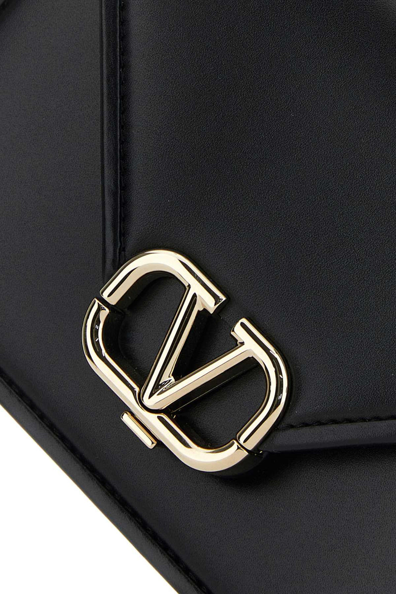 Valentino Garavani Vlogo Shoulder Bag — Black