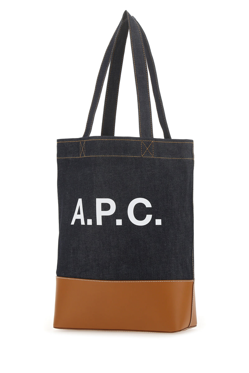 A.p.c. Cohlo Tote Bag — Navy Exterior: Fabric