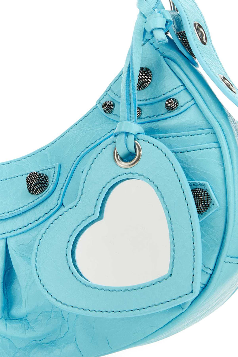Balenciaga Le Cagole Xs Shoulder Bag — Blue T Domesticated Calf