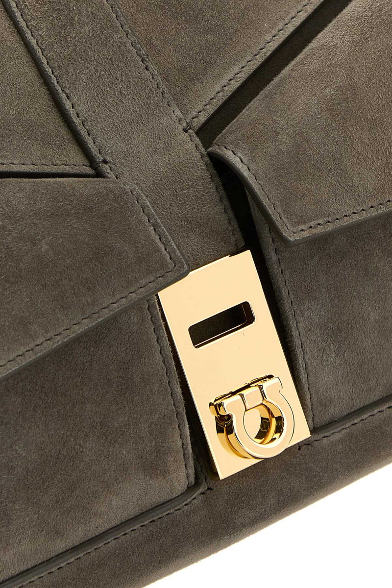Ferragamo Regular Shoulder Bag — Gray