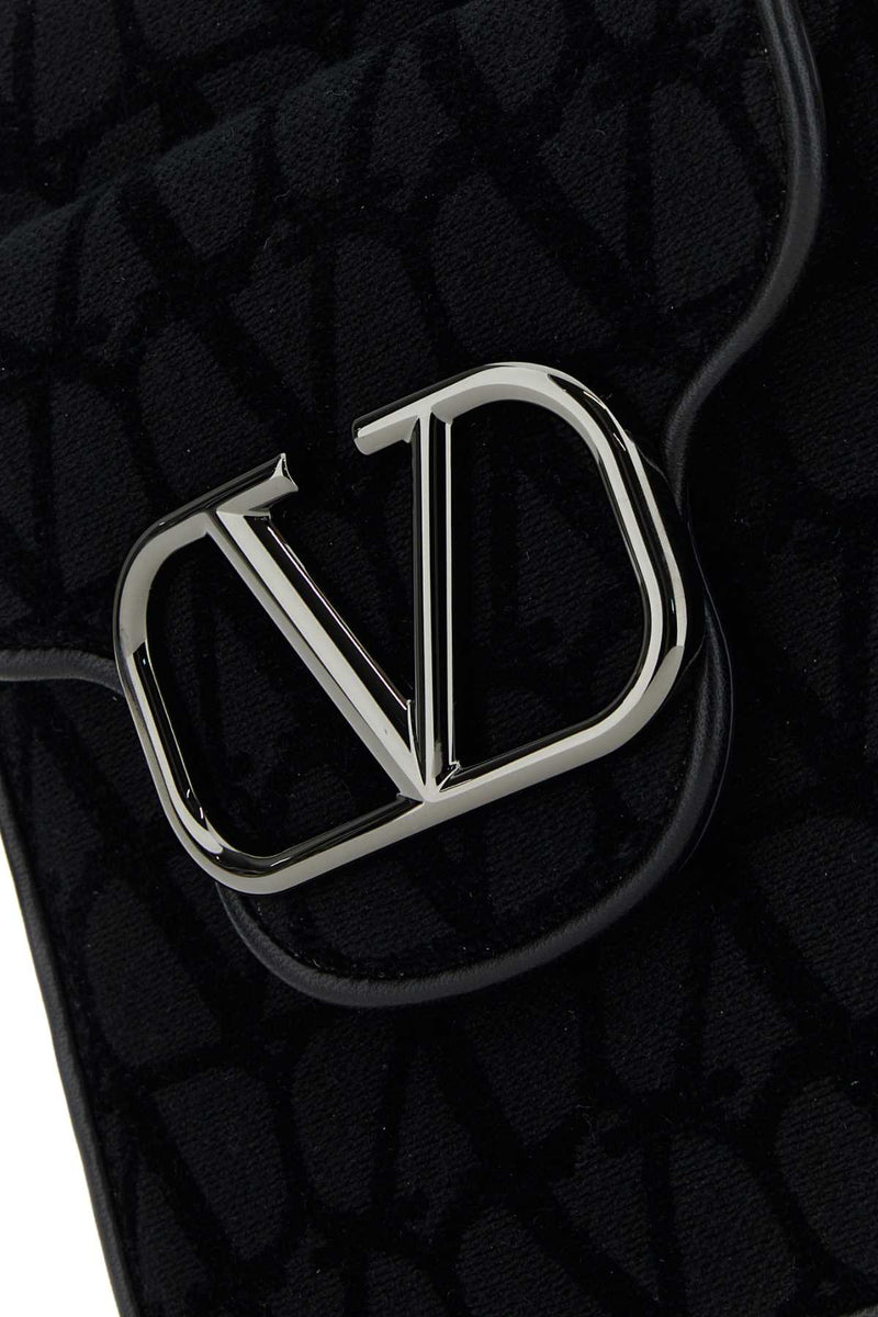Valentino Garavani Locò Crossbody Bag — Black