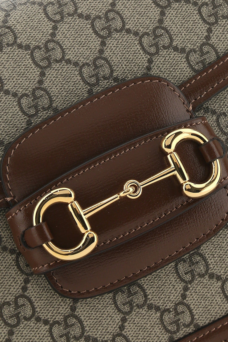 Gucci Horsebit 1955 Shoulder Bag — Brown