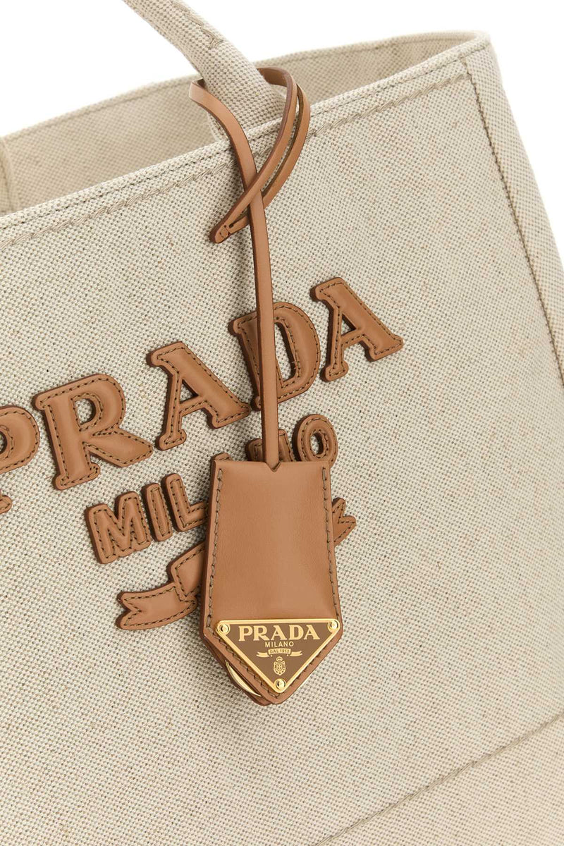 Prada Milano Tote Bag — Beige