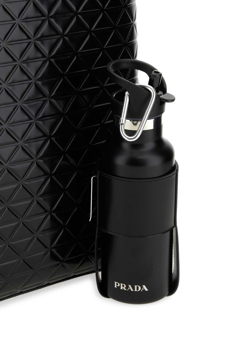 Prada Milano Tote Bag — Black Vitello