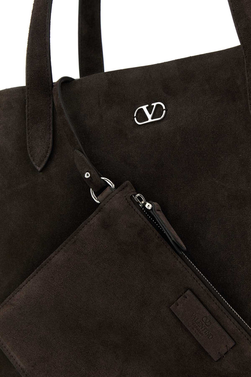 Valentino Garavani Nellcote Tote Bag — Brown Cowhide - Bos Taurus