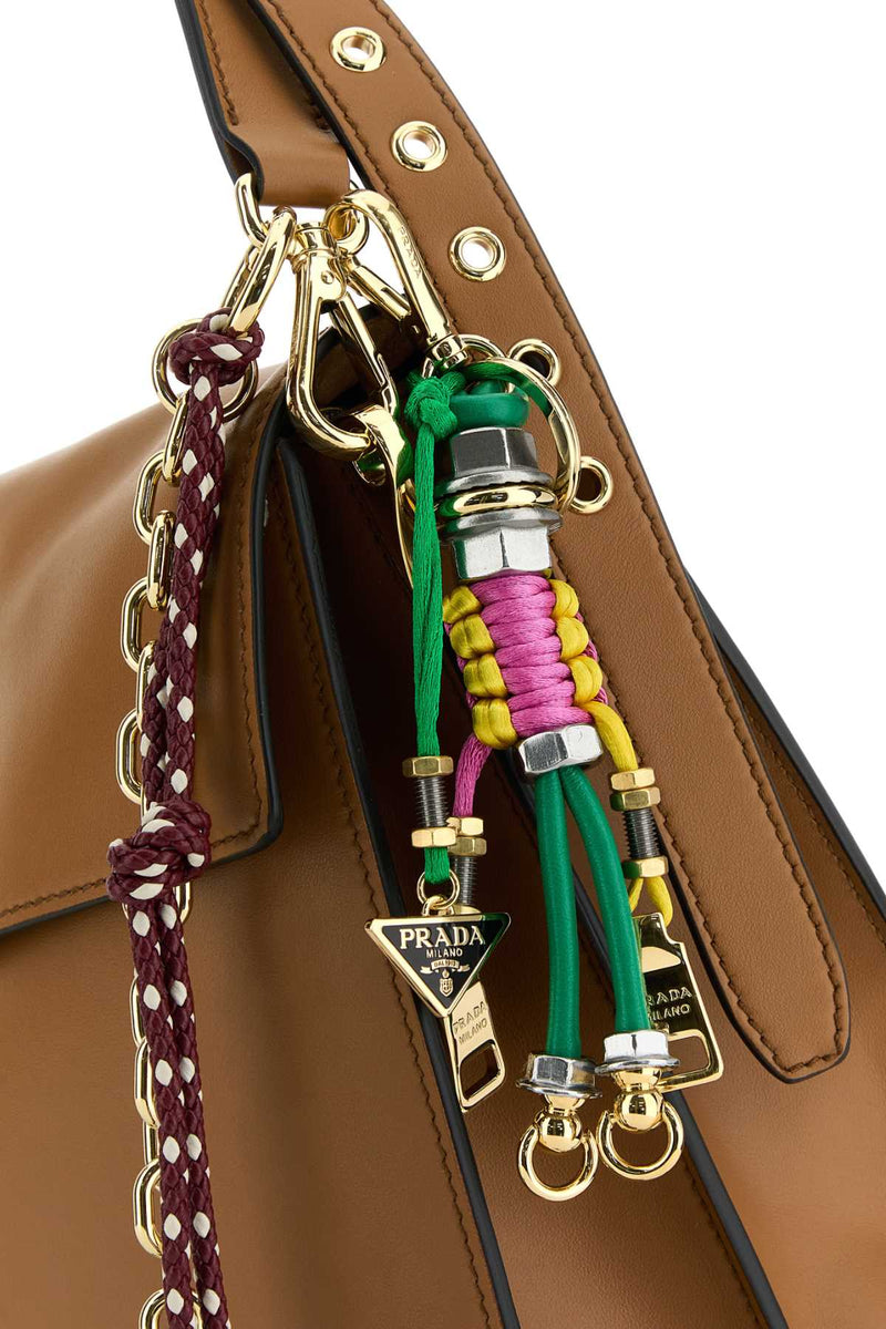Prada Shoulder Bag — Brown Vitello