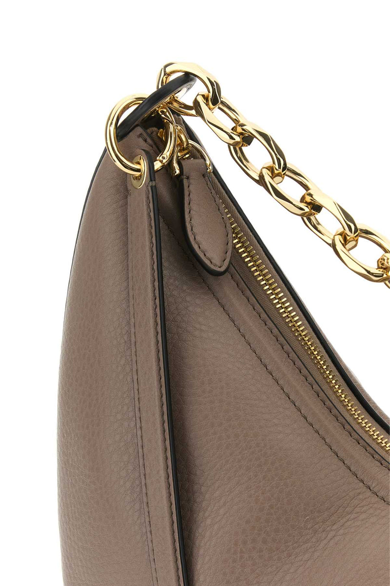 Valentino Garavani Moon Hobo Bag — Beige