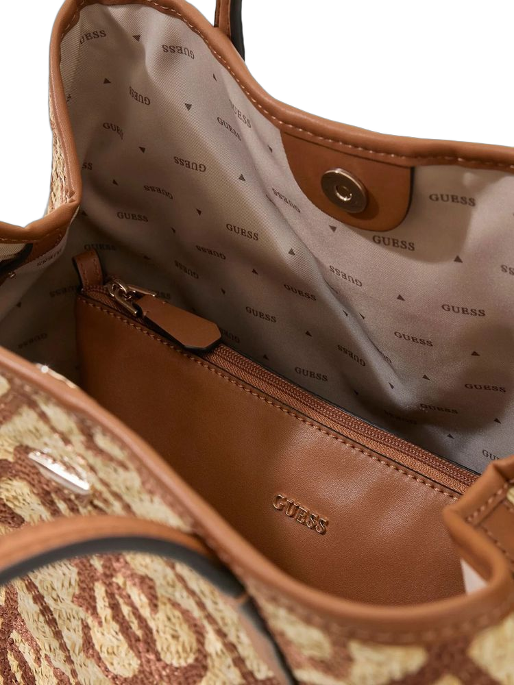 Guess Kirsten Tote Bag — Caramel Polypropylene