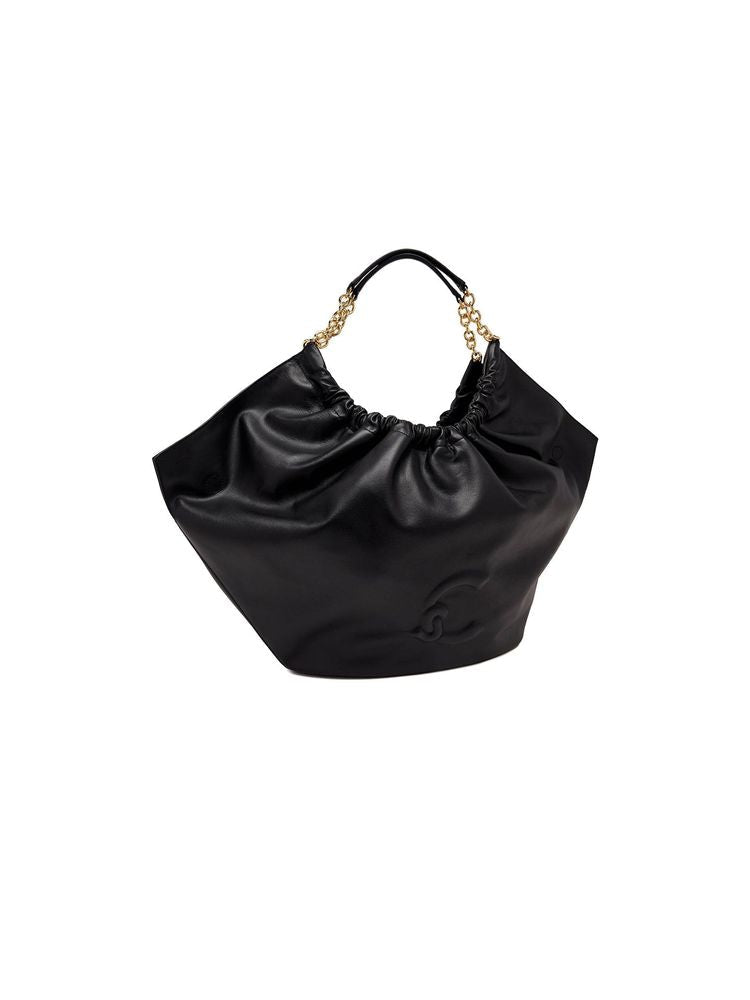Coccinelle Smash Shoulder Bag — Black Cowhide