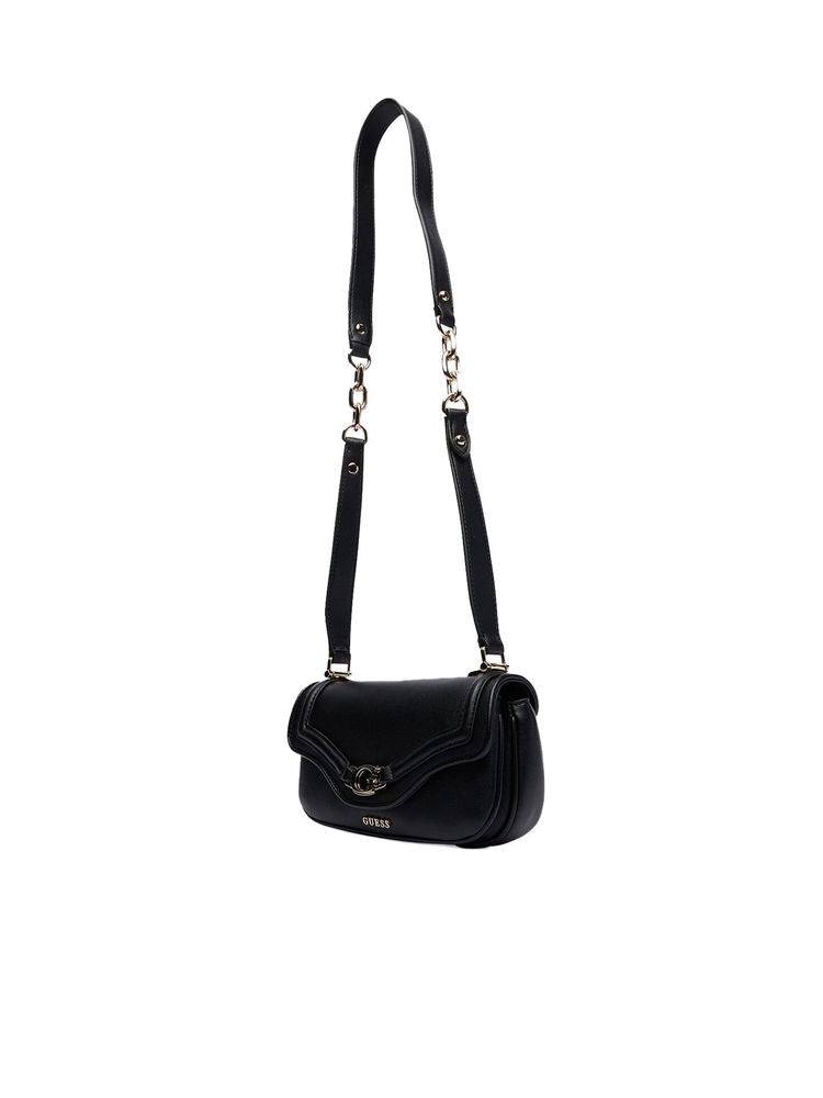 Guess Crossbody Bag — Black Polyurethane