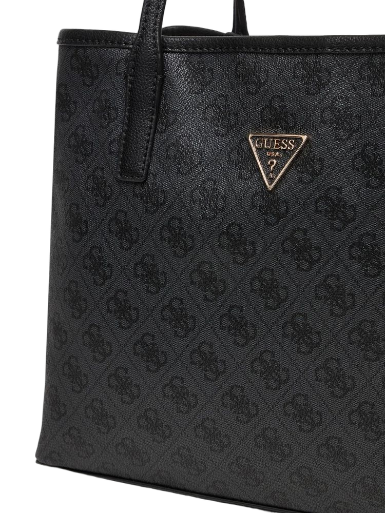 Guess Victtoria Tote Bag — Black Polyurethane