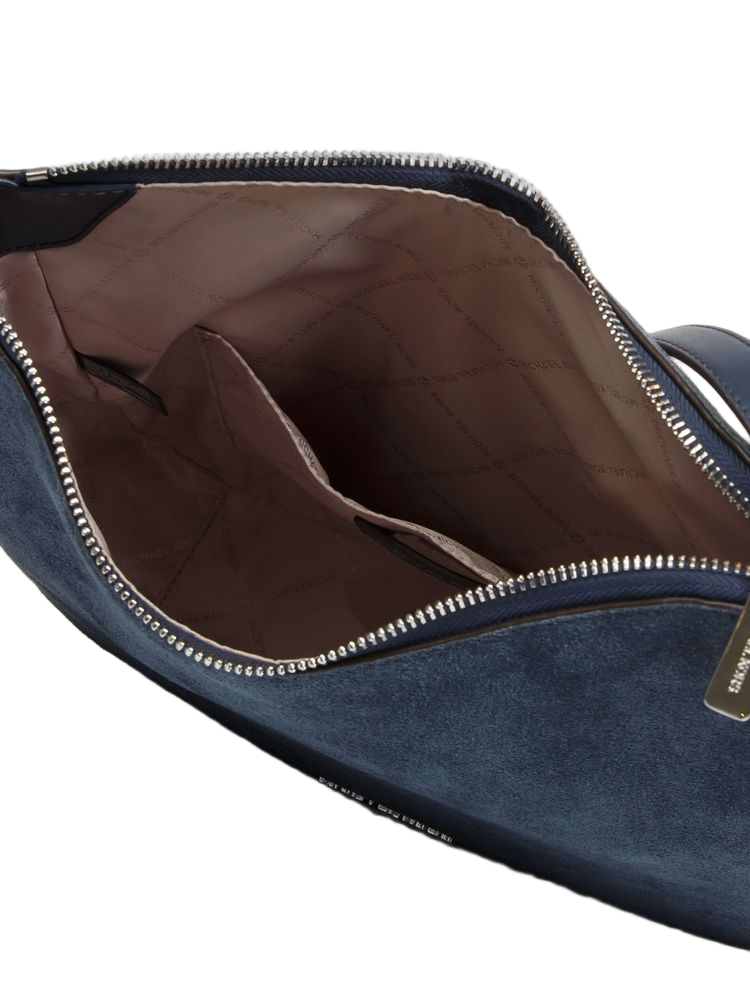 Michael Kors Nayla Crossbody Bag — Navy Leather