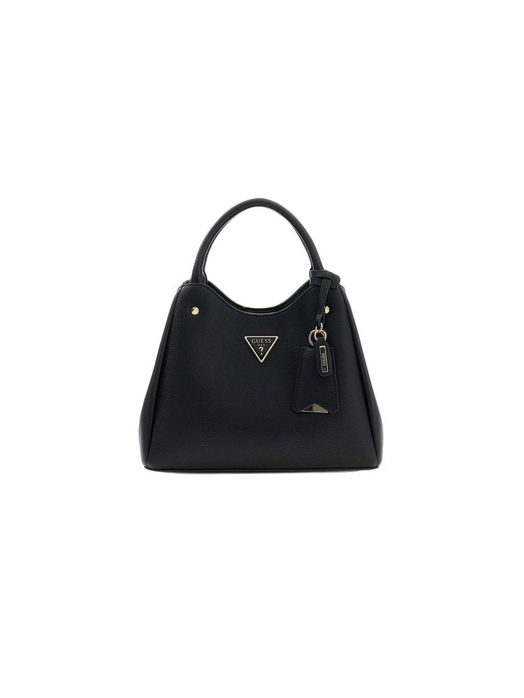 Guess Top Handle Bag — Black Polyurethane