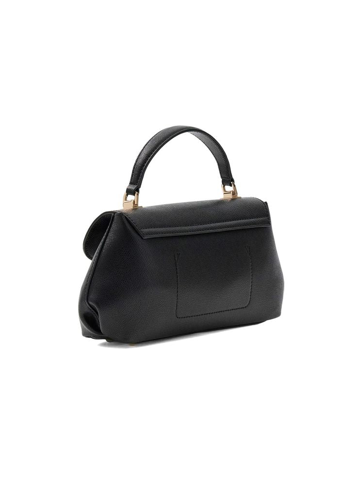 Guess Top Handle Bag — Black Polyurethane
