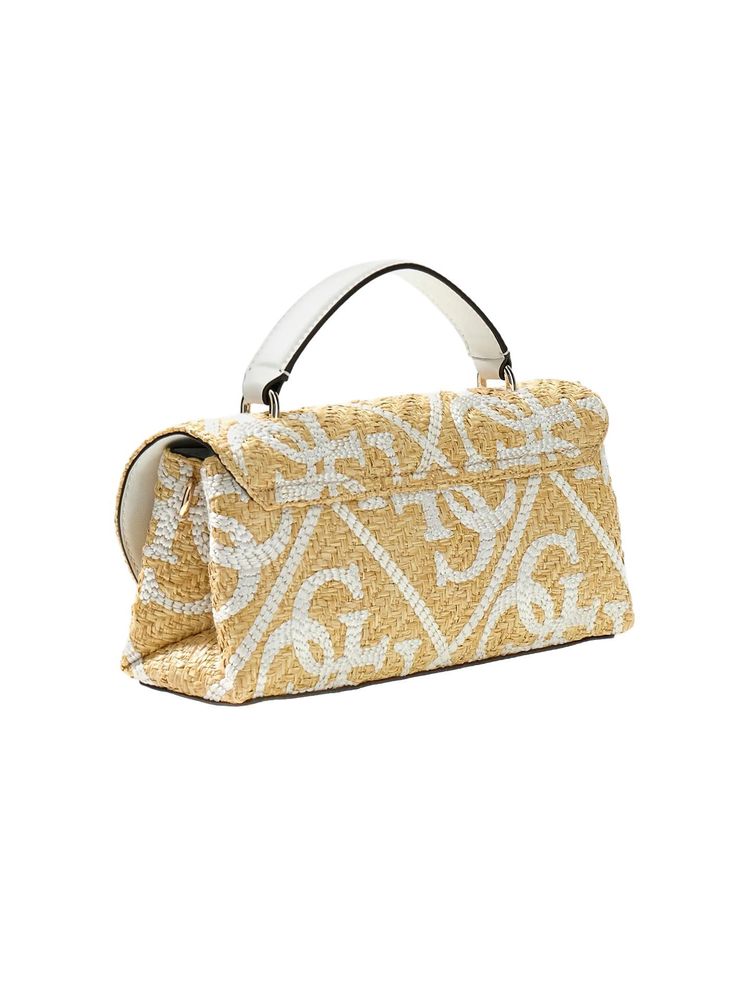 Guess Top Handle Bag — Beige Polypropylene
