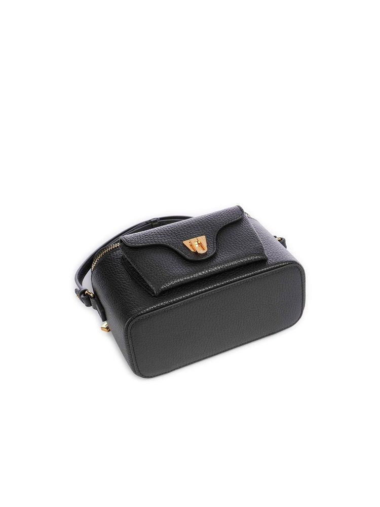 Coccinelle Beat Generatio Crossbody Bag — Black Cowhide